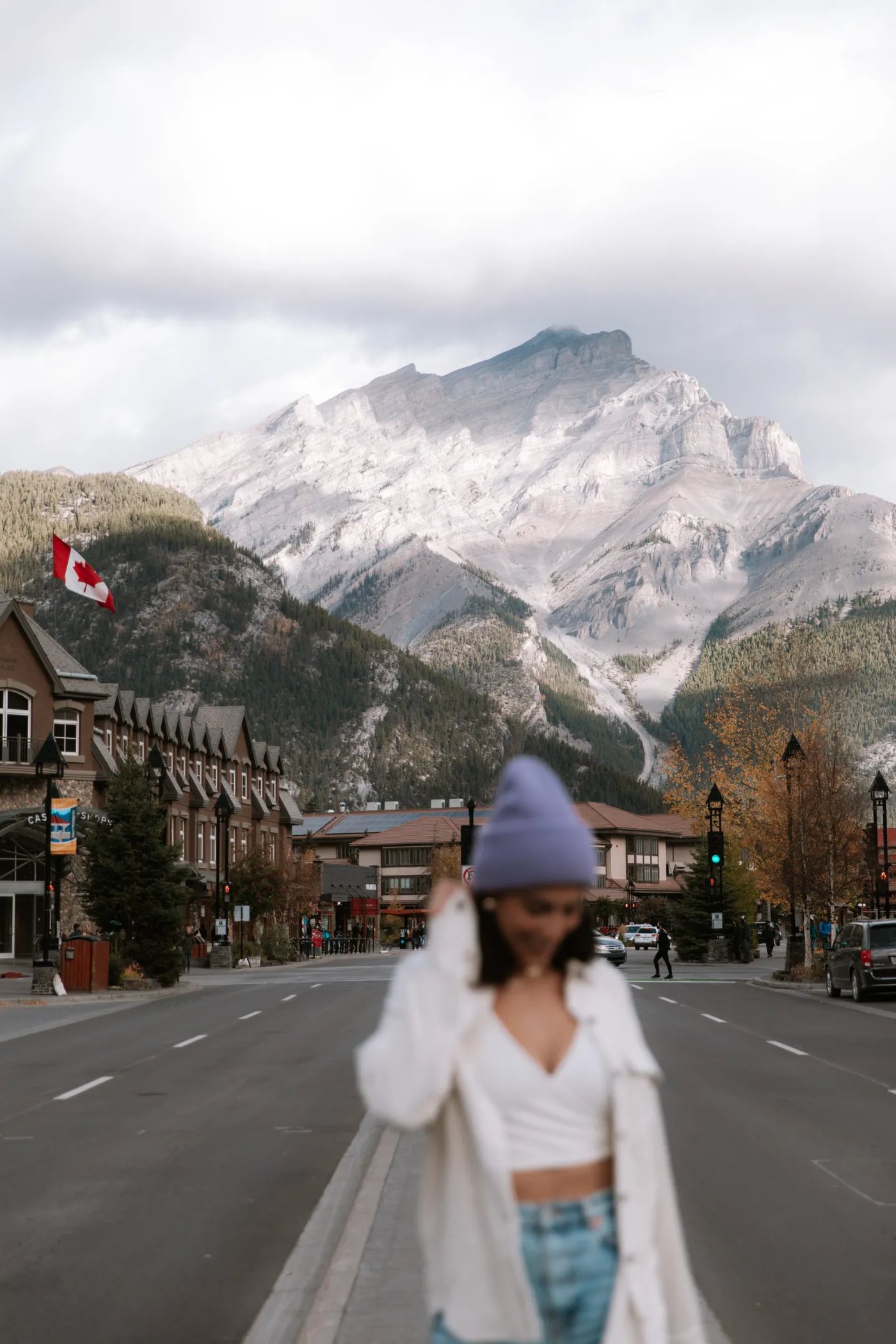 Mountain town main street